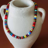 Autumn Candy Beaded Necklace