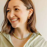 Chartreuse Veda Beaded Necklace