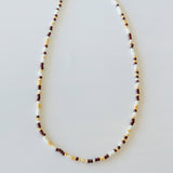Chocolate Neve Beaded Necklace
