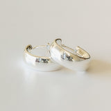 Chunky Sterling Silver Hoops