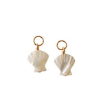 Pearl Seashell Earring Charms