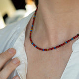 Red Marisol Beaded Necklace
