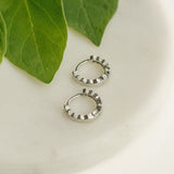 Ribbon Huggie Hoops