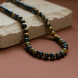 Tiger's Eye Beaded Necklace