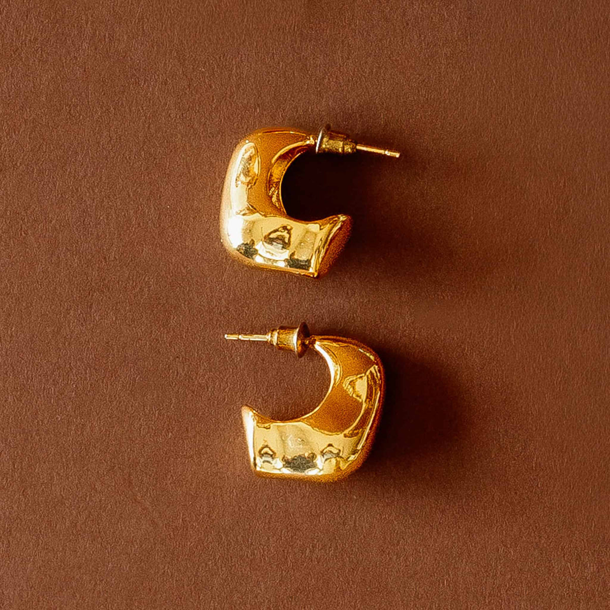 Molten Gold Earrings