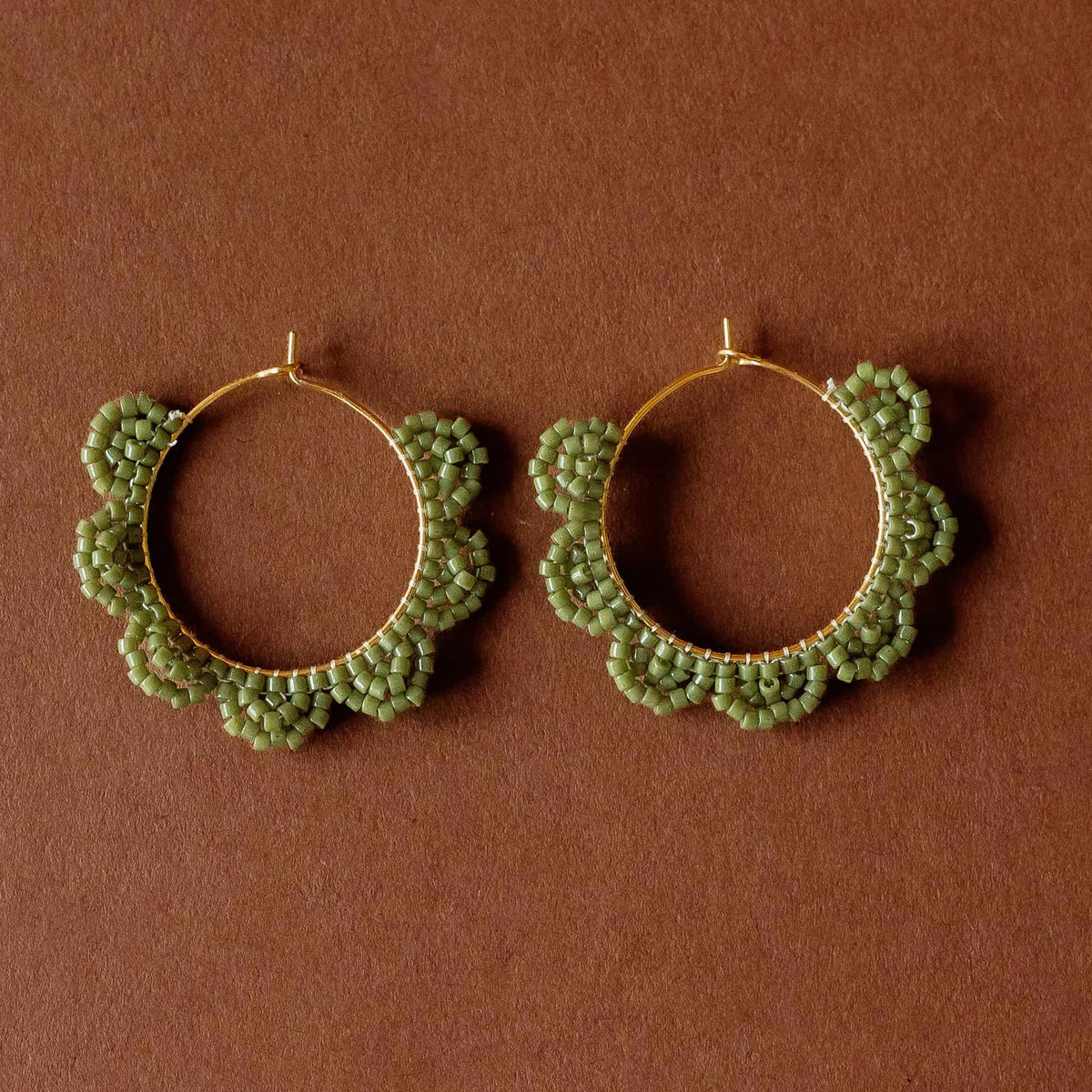 Olive Daisy Earrings
