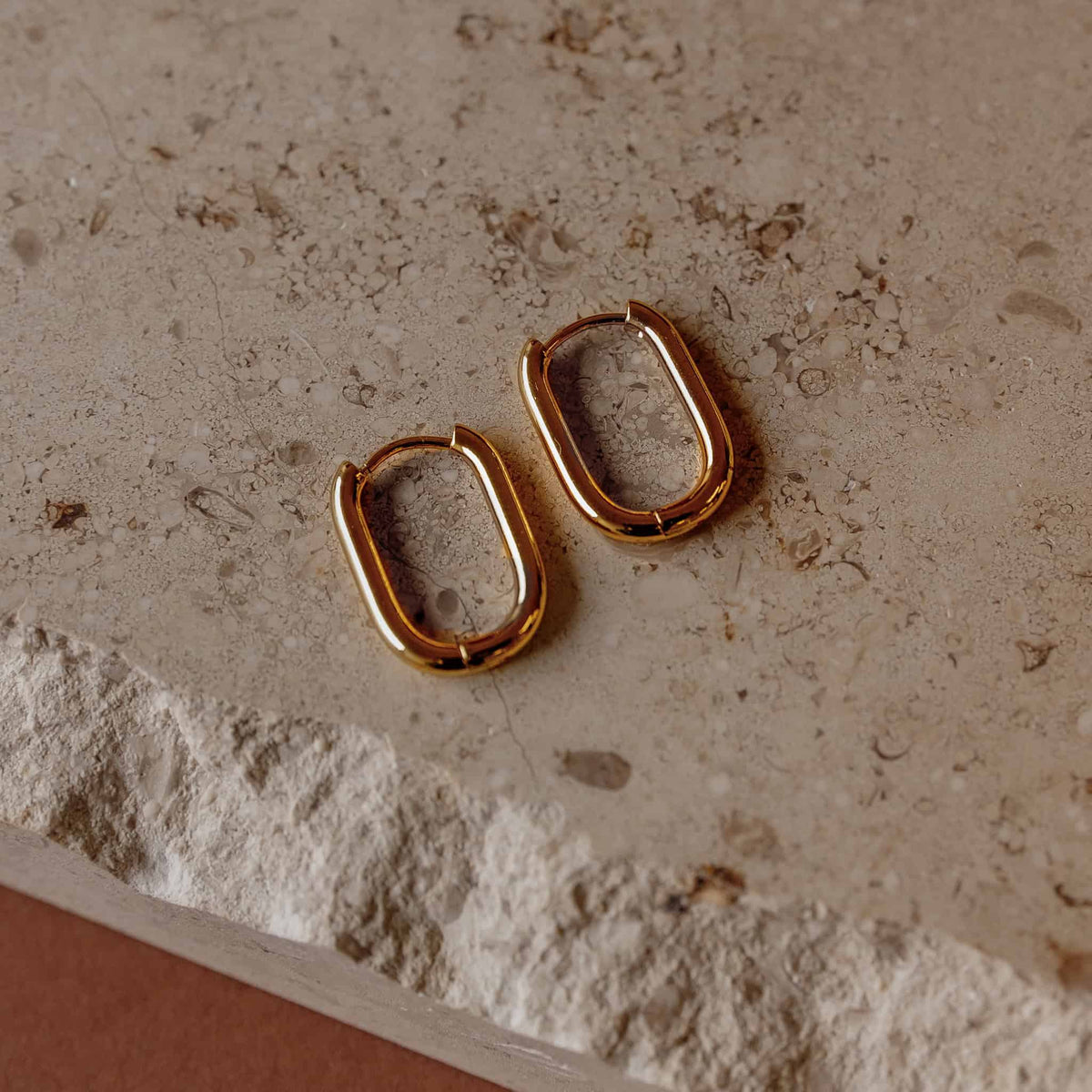 Rectangle Everyday Hoop Earrings
