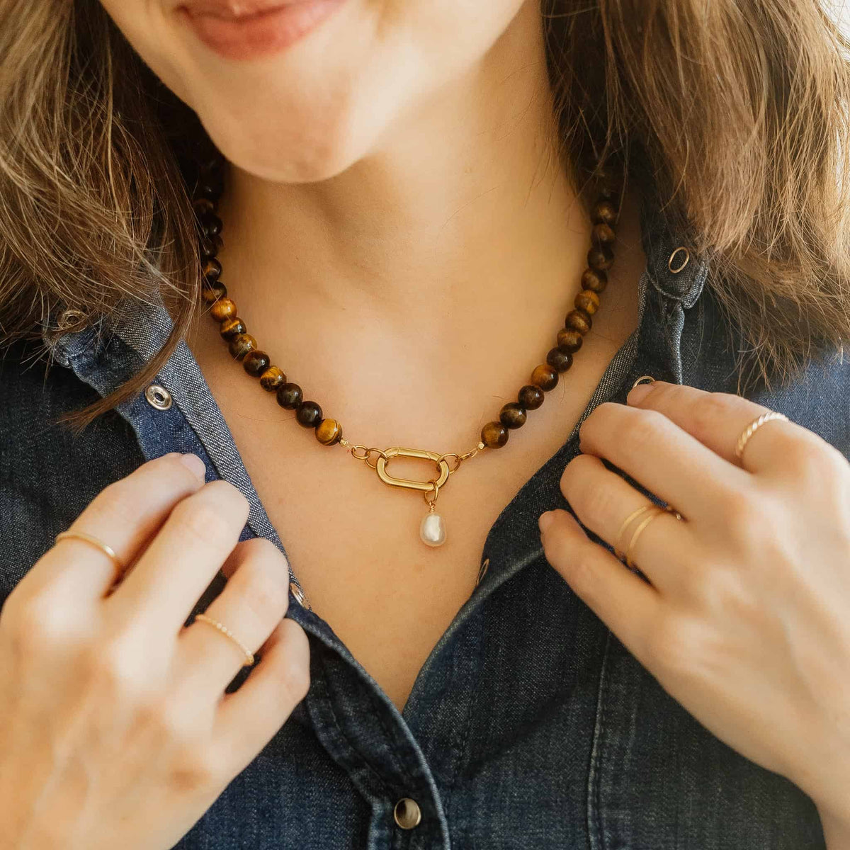 Pearl Necklace Charm