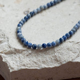 Blue Norah Beaded Necklace