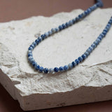 Blue Norah Beaded Necklace