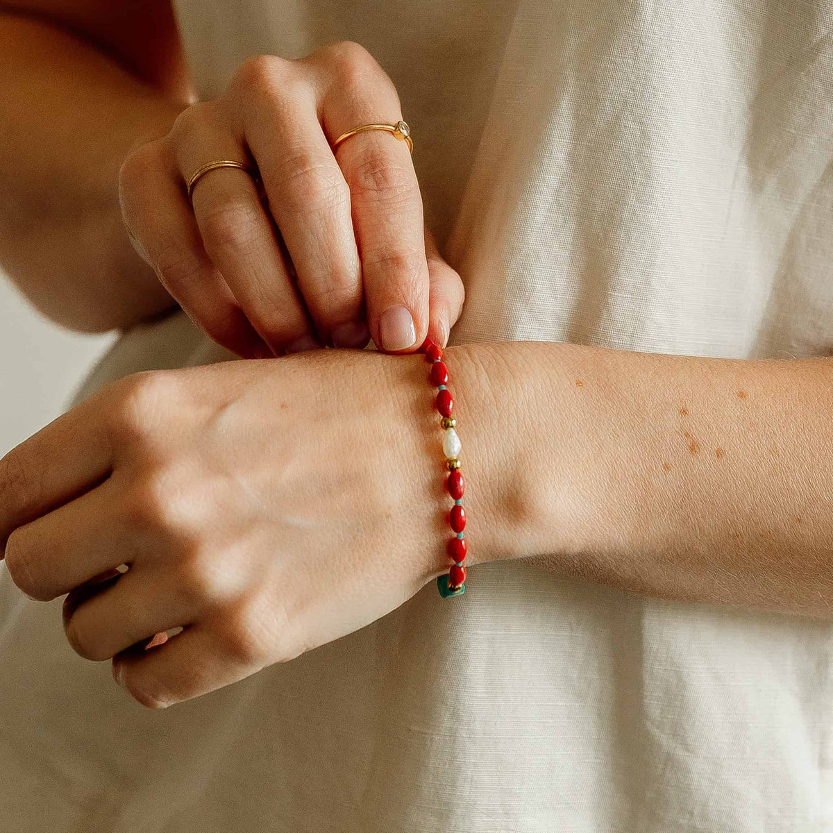 Catalina Beaded Bracelet
