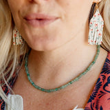 Green Aventurine Veda Beaded Necklace