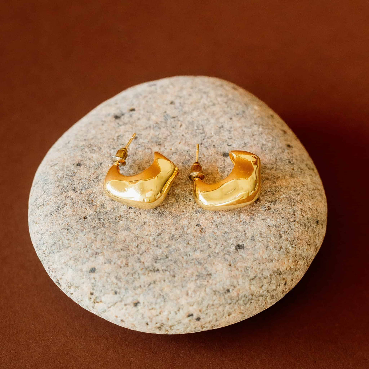 Molten Gold Earrings