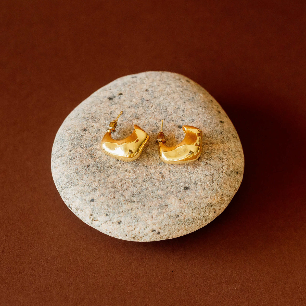 Molten Gold Earrings
