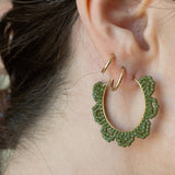 Olive Daisy Earrings