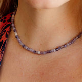 Lilac Veda Beaded Necklace