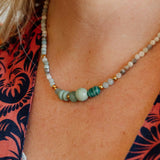 Sea Salt Cove Gemstone Necklace