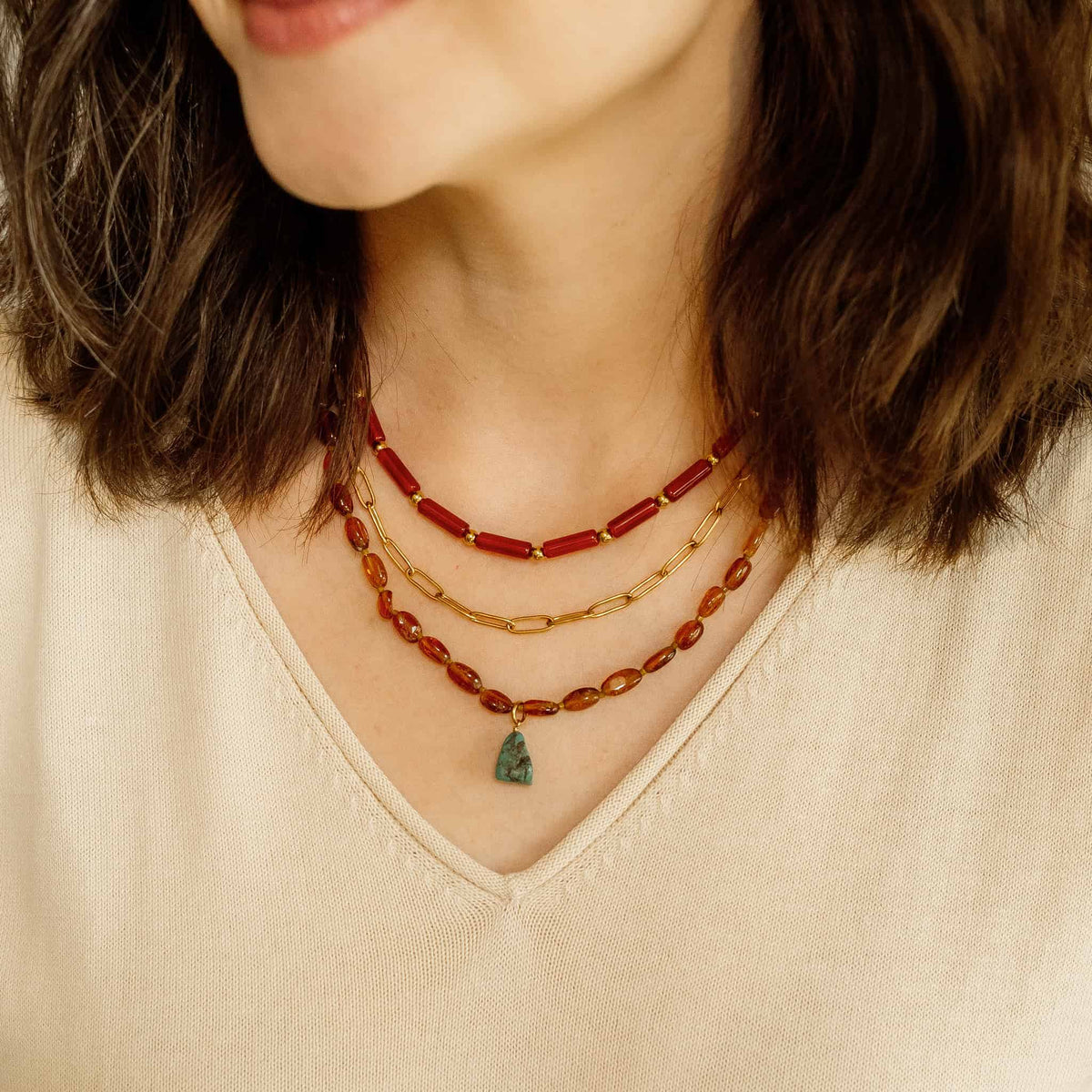 Sienna Beaded Necklace