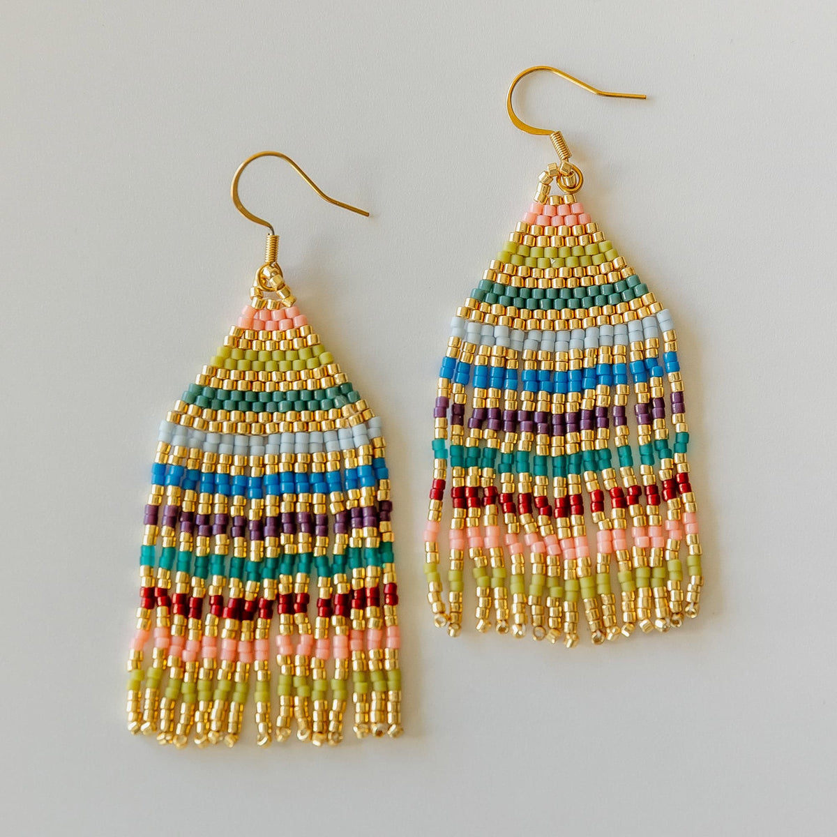 Spring Zora Beaded Earrings