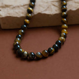 Tiger's Eye Beaded Necklace