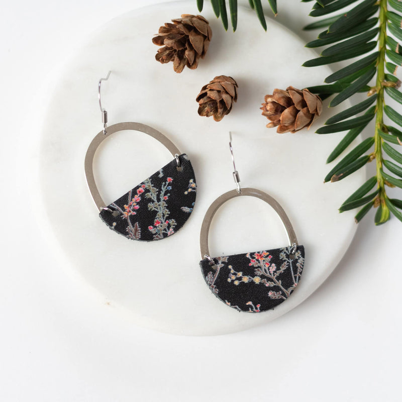 Black Holly Jo Earrings