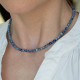 Blue Norah Beaded Necklace