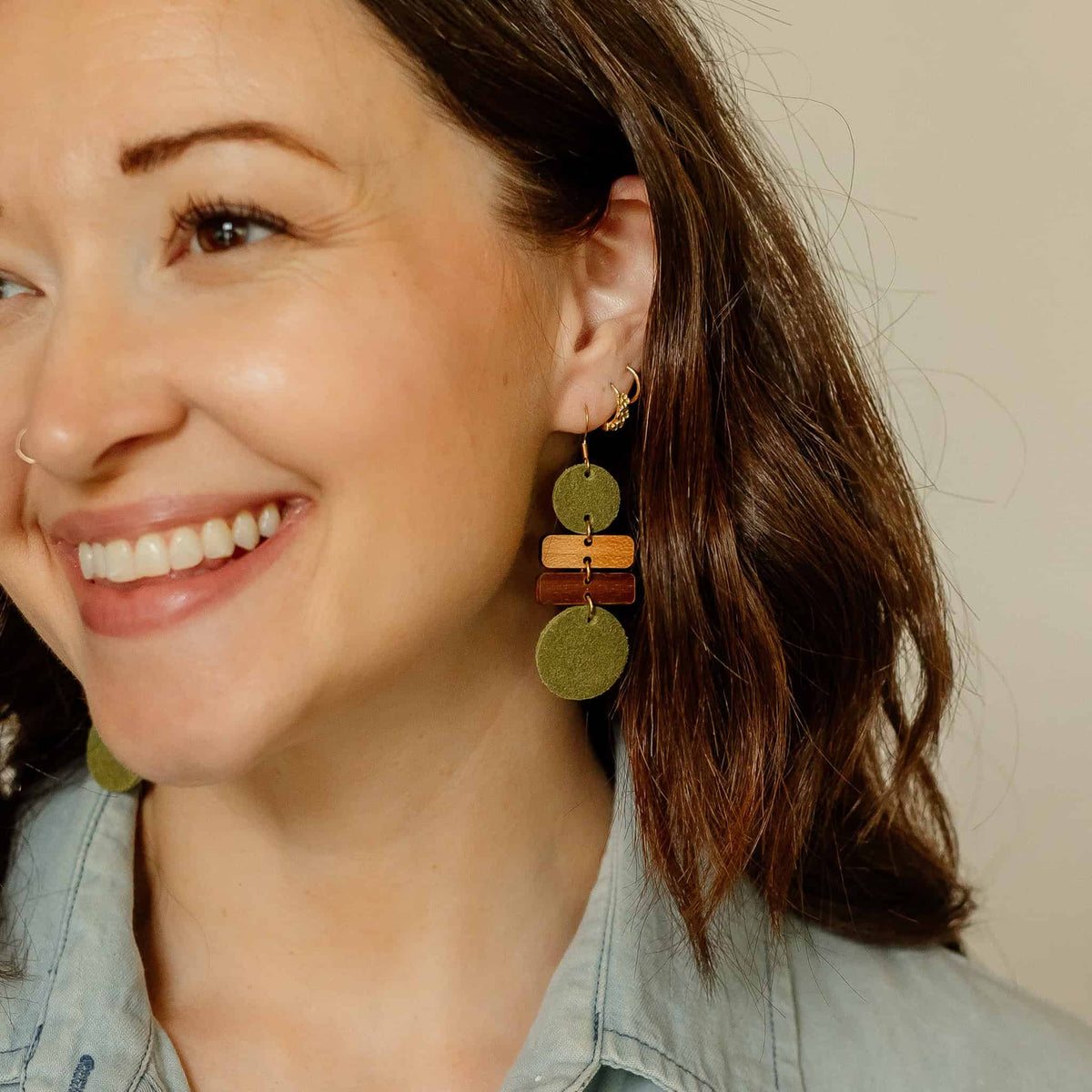 Chartreuse River Earrings