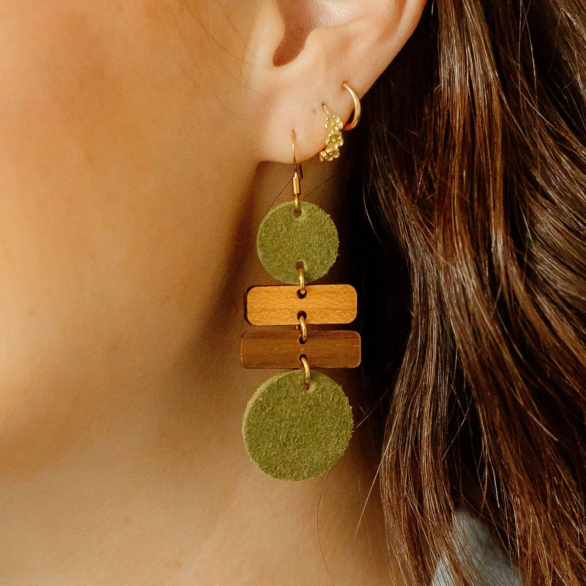 Chartreuse River Earrings