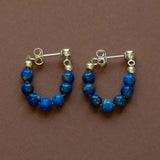 Midnight Hoop Earrings