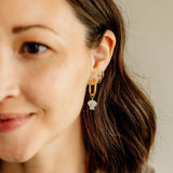 Pearl Seashell Earring Charms