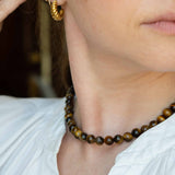 Tiger's Eye Beaded Necklace