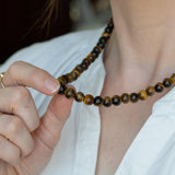Tiger's Eye Beaded Necklace