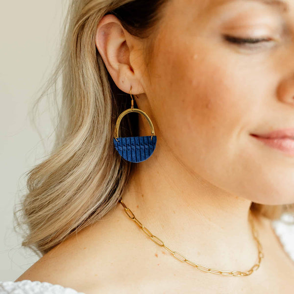 Cobalt Jo Earrings